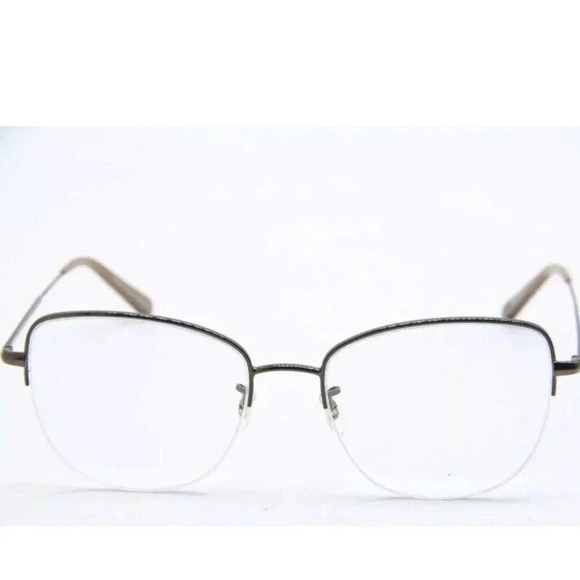 New Garrett Leight Pershing Eyeglasses  54-18  AME-TI GUNMETAL BROWN GLCO - Picture 1 of 5